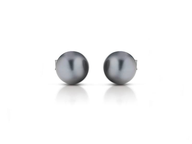 STUD EARRINGS IN WHITE GOLD WITH TAHITIAN PEARLS COSCIA LBPFTH8